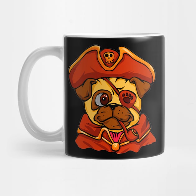 Pirate Pug by Mako Design 